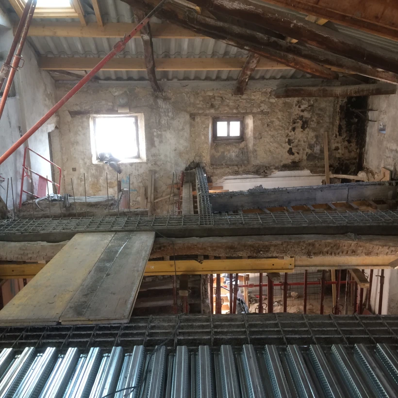 Socam Gros Oeuvre Entreprise De Gros Oeuvre Cannes Confortement Et Rehabilitation De Plancher – Vence 1