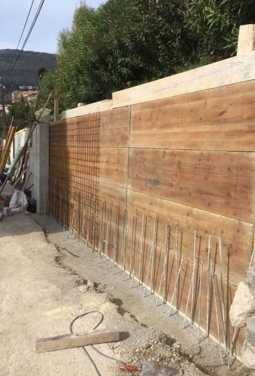 Socam Gros Oeuvre Entreprise De Gros Oeuvre Cannes Construction Dun Mur De Soutenement Grasse 8