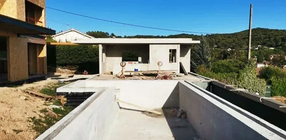 Socam Gros Oeuvre Entreprise De Gros Oeuvre Cannes Construction Dune Piscine Pool House Mouans Sartoux 2
