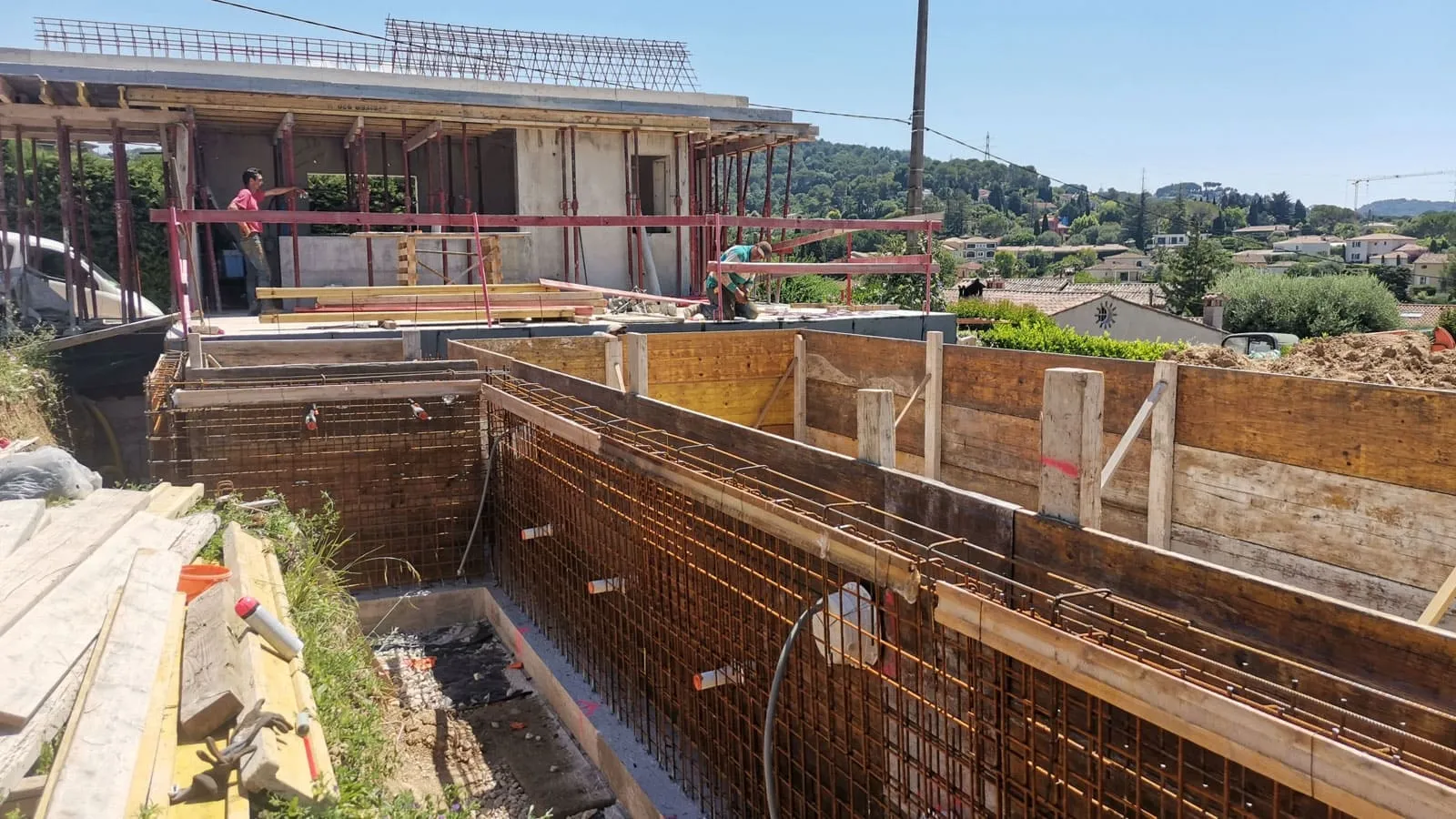 Socam Gros Oeuvre Entreprise De Gros Oeuvre Cannes Construction Dune Piscine Pool House Mouans Sartoux 8