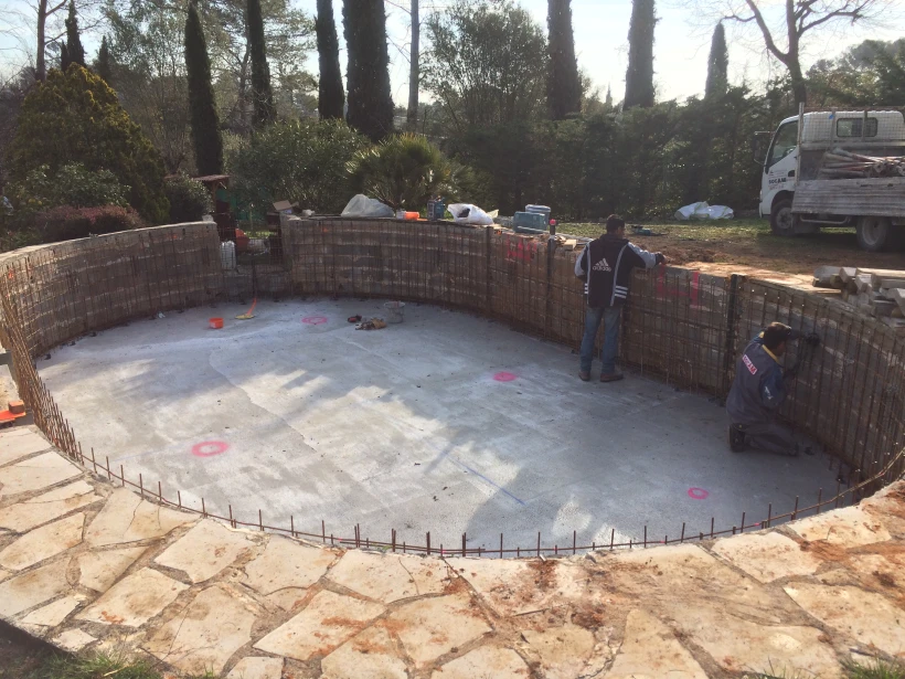 Socam Gros Oeuvre Entreprise De Gros Oeuvre Cannes Construction Dune Piscine – Roquefort Les Pins 1