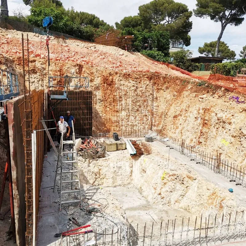 Socam Gros Oeuvre Entreprise De Gros Oeuvre Cannes Construction Dune Villa Cap DAntibes 1 1