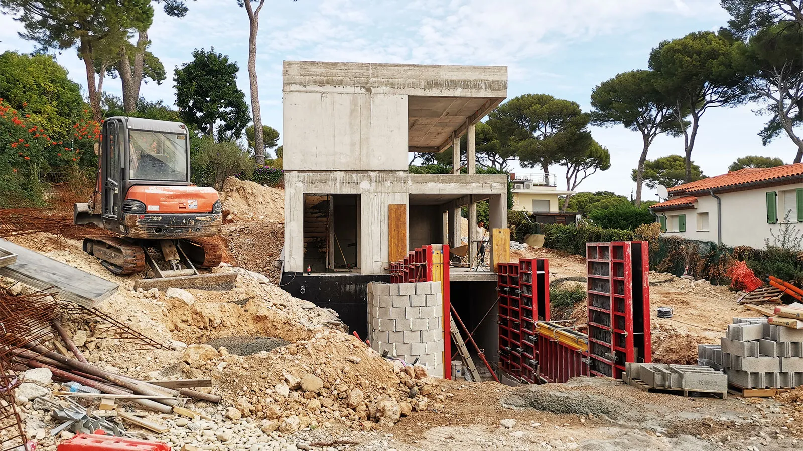 Socam Gros Oeuvre Entreprise De Gros Oeuvre Cannes Construction Dune Villa Cap DAntibes 10