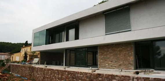 Socam Gros Oeuvre Entreprise De Gros Oeuvre Cannes Construction Dune Villa Contemporaine Biot 2