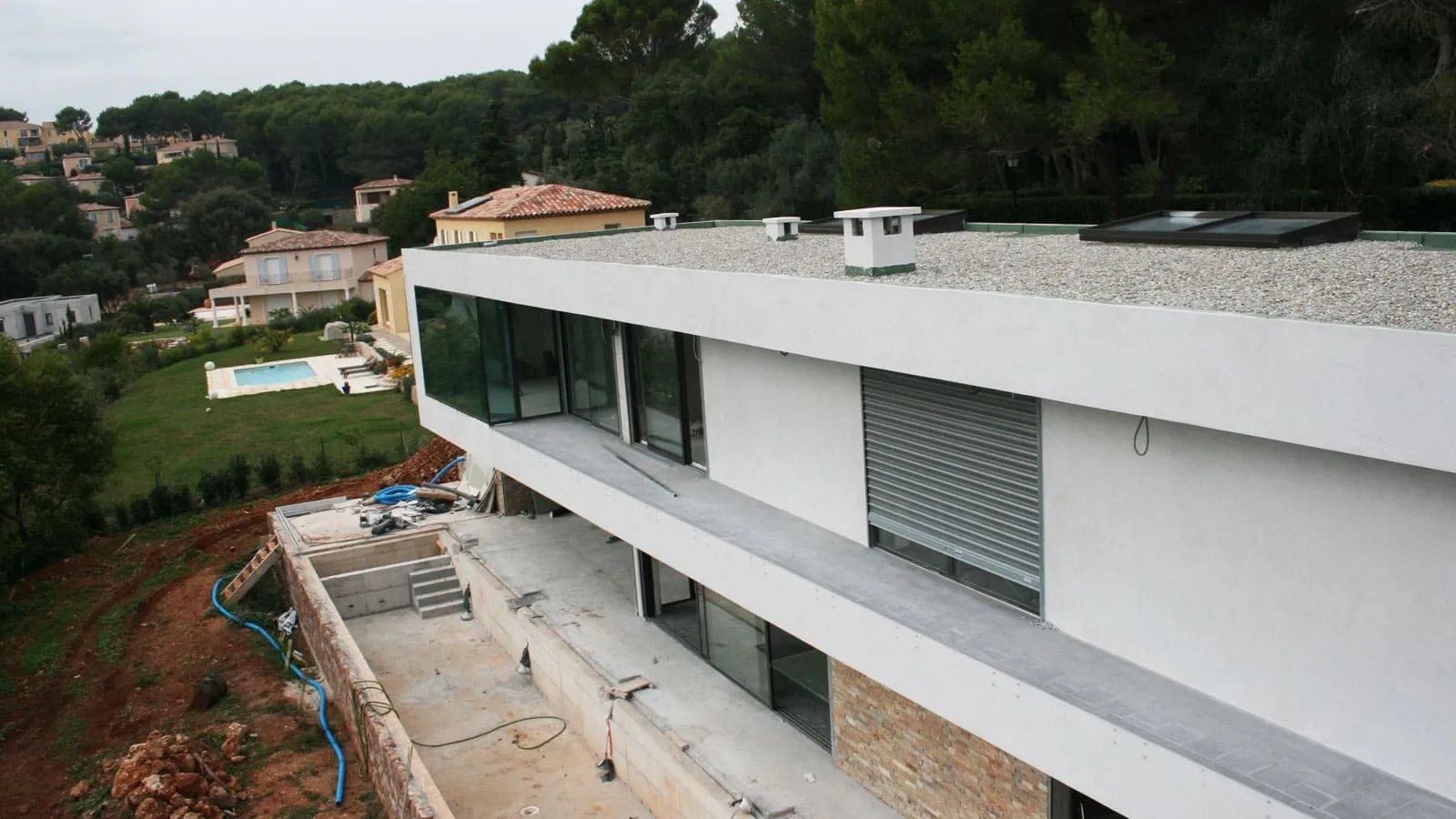 Socam Gros Oeuvre Entreprise De Gros Oeuvre Cannes Construction Dune Villa Contemporaine Biot 4