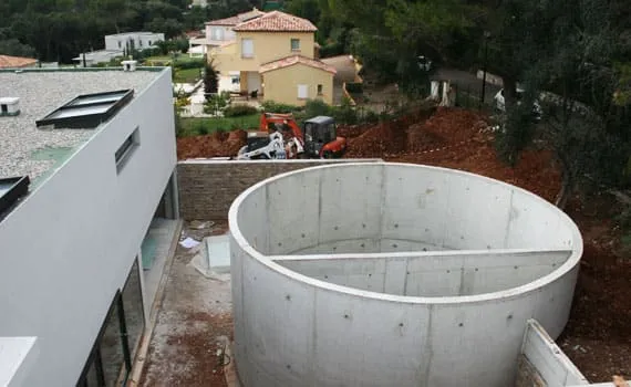 Socam Gros Oeuvre Entreprise De Gros Oeuvre Cannes Construction Dune Villa Contemporaine Biot 7
