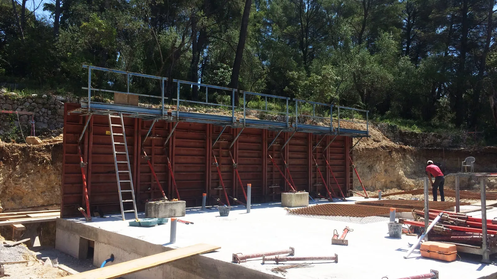 Socam Gros Oeuvre Entreprise De Gros Oeuvre Cannes Plancher Sur Vide Sanitaire Mur De Soutenement Mougins 9