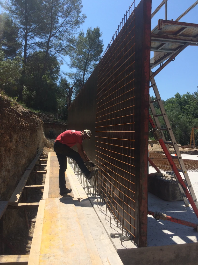 Socam Gros Oeuvre Entreprise De Gros Oeuvre Cannes Plancher Sur Vide Sanitaire Mur De Soutenement – Mougins 1