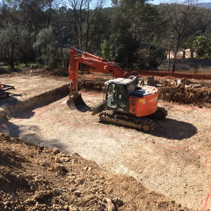 Socam Gros Oeuvre Entreprise De Gros Oeuvre Cannes Plancher Sur Vide Sanitaire Mur De Soutenement – Mougins 4