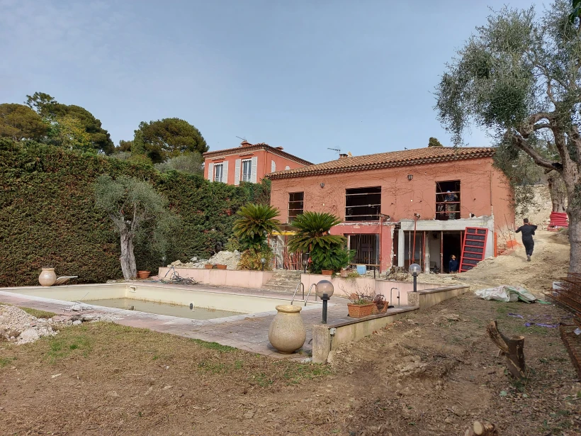 Socam Gros Oeuvre Entreprise De Gros Oeuvre Cannes Rehabilitation Complete Dune Villa – Saint Jean Cap Ferrat 10