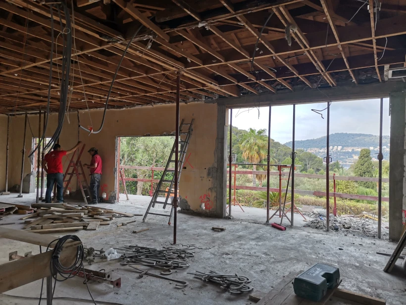 Socam Gros Oeuvre Entreprise De Gros Oeuvre Cannes Rehabilitation Complete Dune Villa – Saint Jean Cap Ferrat 30
