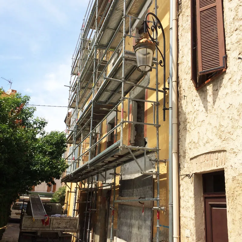 Socam Gros Oeuvre Entreprise De Gros Oeuvre Cannes Rehabilitation Dun Immeuble Villeneuve Loubet Village 11