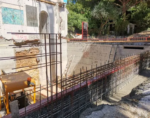 Socam Gros Oeuvre Entreprise De Gros Oeuvre Cannes Transformation Dune Maison Provencale Cap DAntibes 9