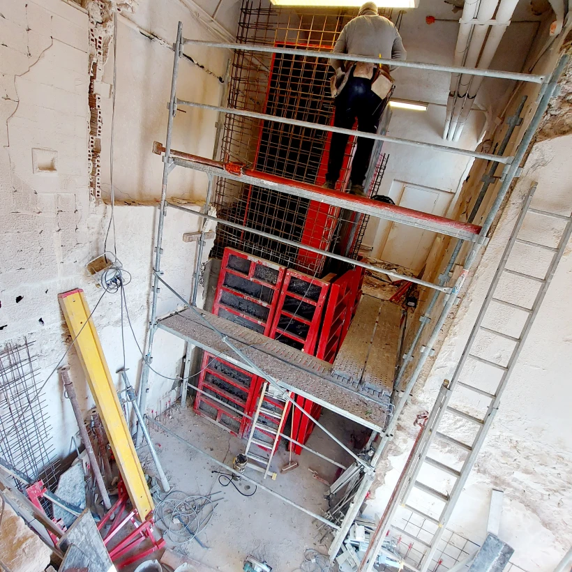Socam Gros Oeuvre Entreprise De Gros Oeuvre Cannes Construction Dune Cage Dascenseur Hotel St Paul Nice 4