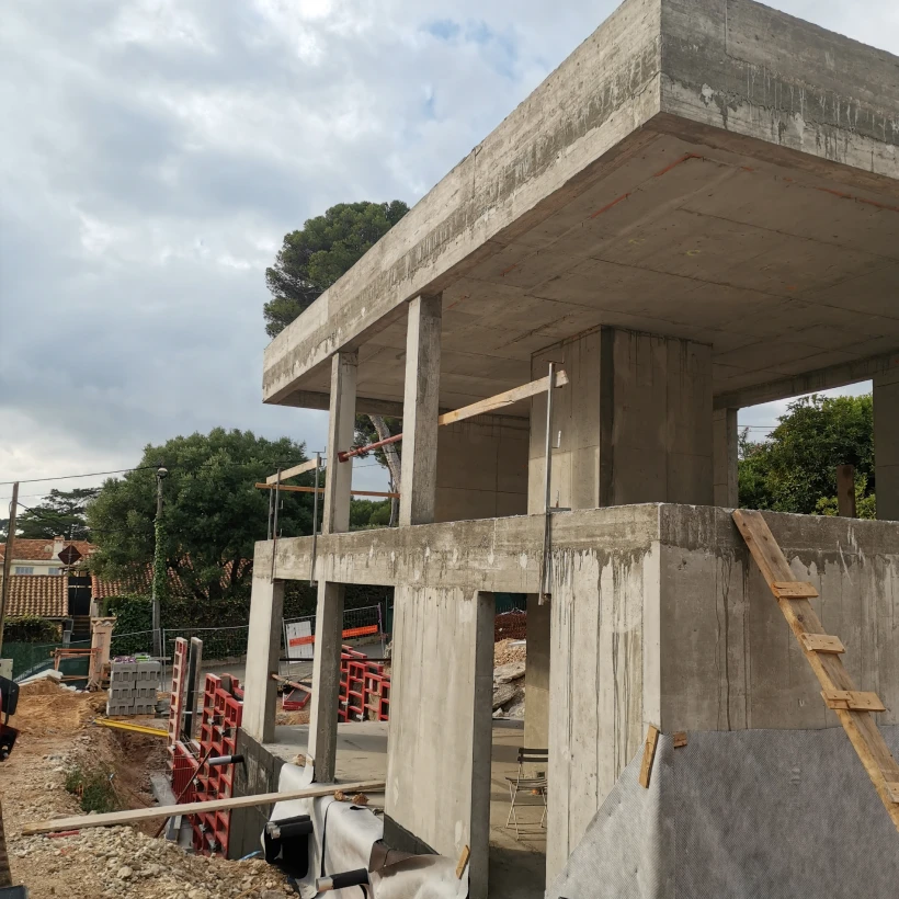 Socam Gros Oeuvre Entreprise De Gros Oeuvre Cannes Construction Dune Villa 2